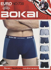 Мужские трусы боксеры  BOKAI